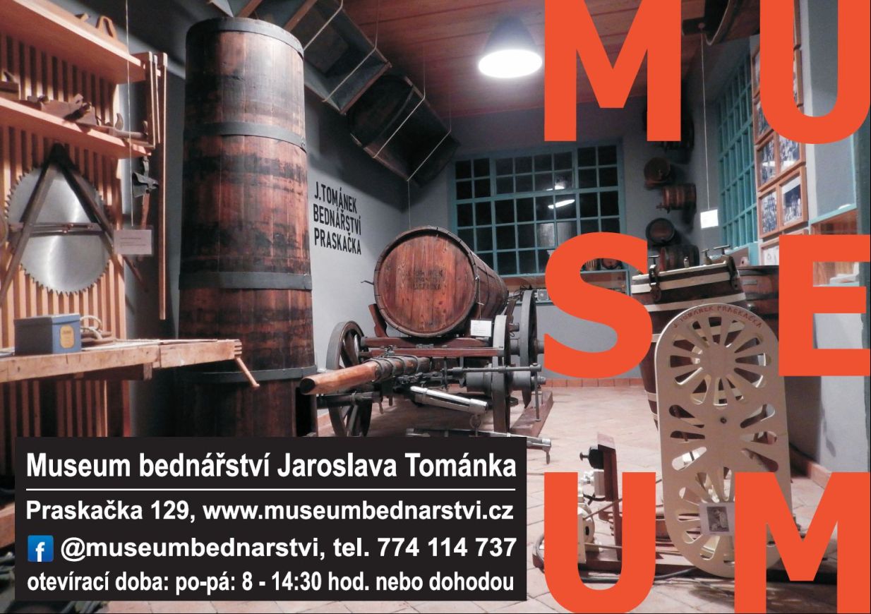 Pozvánka do Musea bednářství Jaroslava Tománka