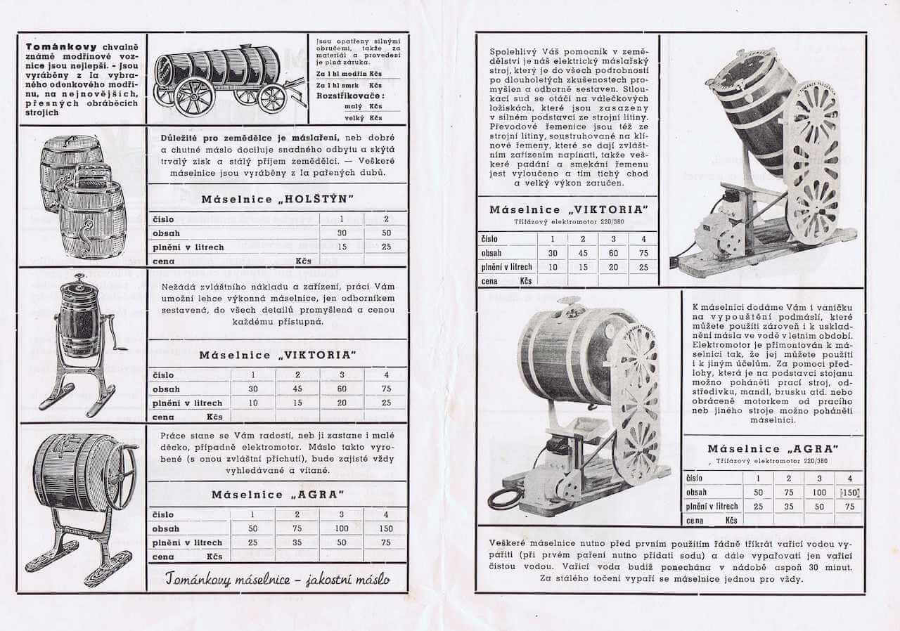 Původní reklamní leták - 2. strana